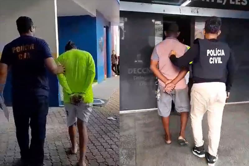Dois homens são presos no âmbito da violência doméstica em Manaus