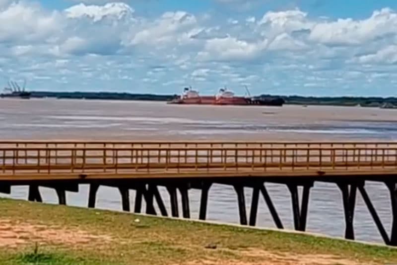 Homem cai no rio Amazonas e desaperece em frente à cidade de Itacoatiara