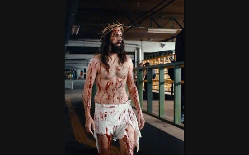 VÍDEO: Ator caracterizado de ‘Jesus Cristo’ viraliza e emociona público em terminal de Goiânia