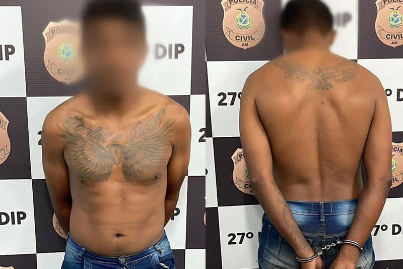 Motociclista de aplicativo é preso por roubo e estupro de passageiras em Manaus