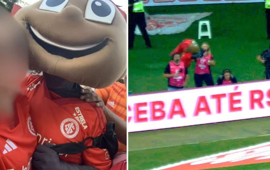 Intérprete de mascote do Inter é indiciado por importunação sexual contra 2 mulheres