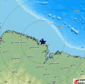 Tremor de magnitude 4,7 é registrado no interior do Maranhão
