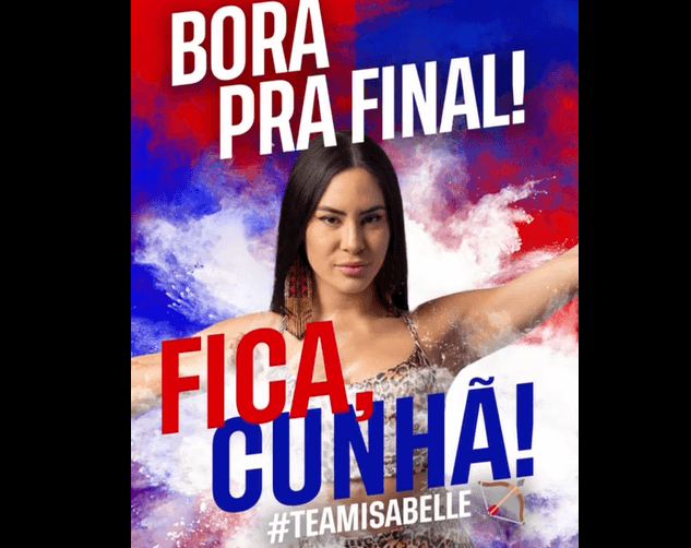 VÍDEO: Wilson Lima pede votos para Isabelle ir à final do BBB 24