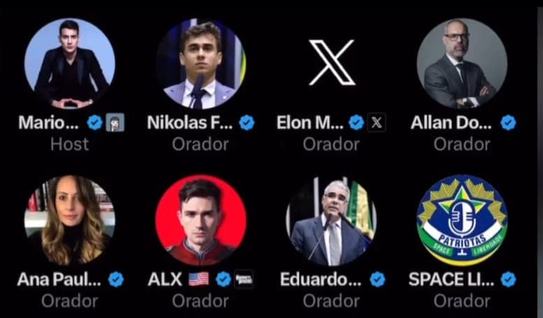 “Povo do Brasil deve saber que existe um abuso do poder judiciário em grau extremo”, diz Elon Musk em sala de conversa com políticos e influenciadores de direita no X