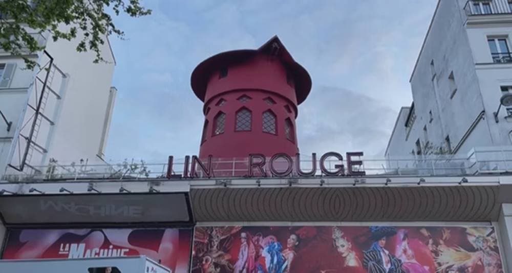 VÍDEO: Pás do Moulin Rouge desabam durante a madrugada, em Paris