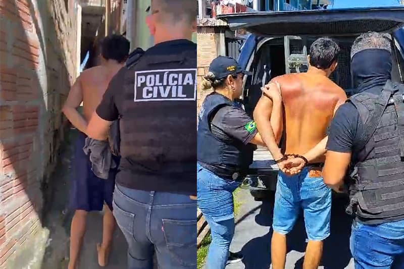 Dupla é presa por cárcere privado e estupro coletivo contra adolescente
