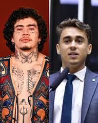 Após fala sobre testosterona, Nikolas Ferreira rebate comentário de Whindersson Nunes