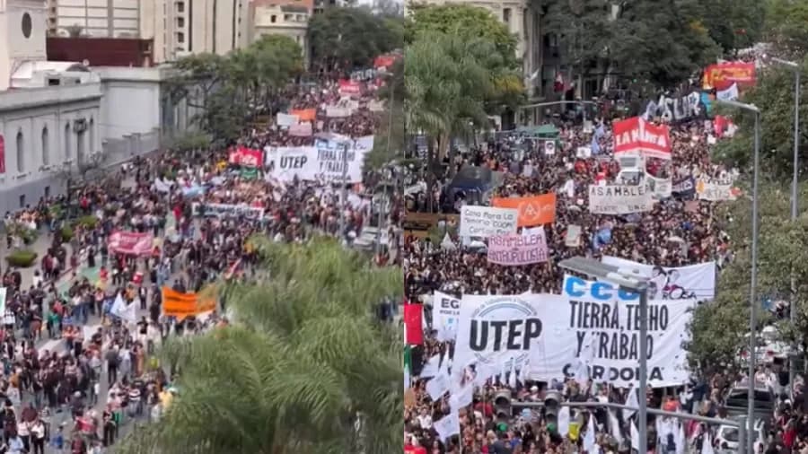 Na Argentina, estudantes e sindicatos protestam contra cortes nas universidades públicas