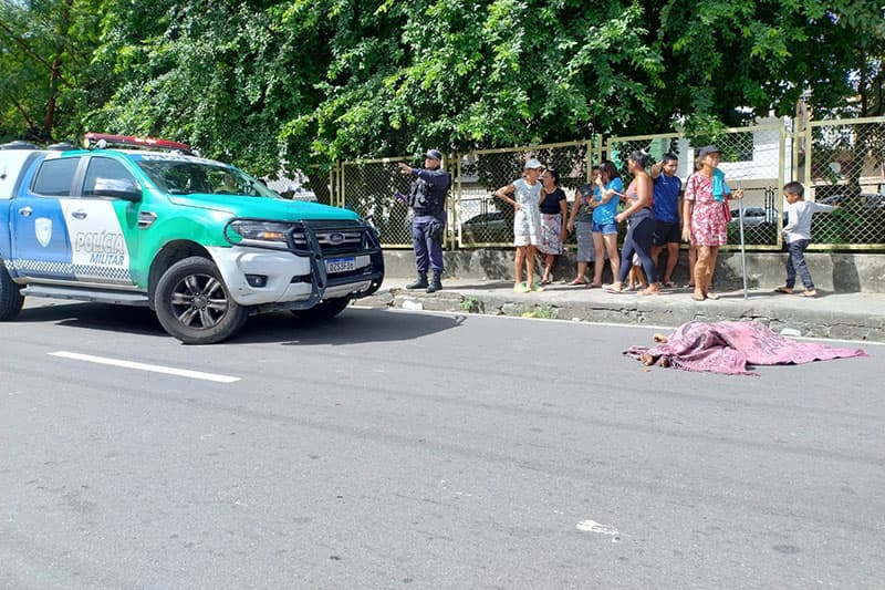 Acidente: mulher morre atropelada na zona Leste de Manaus