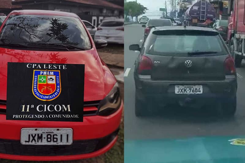“Paredão” localiza dois veículos roubados na capital amazonense
