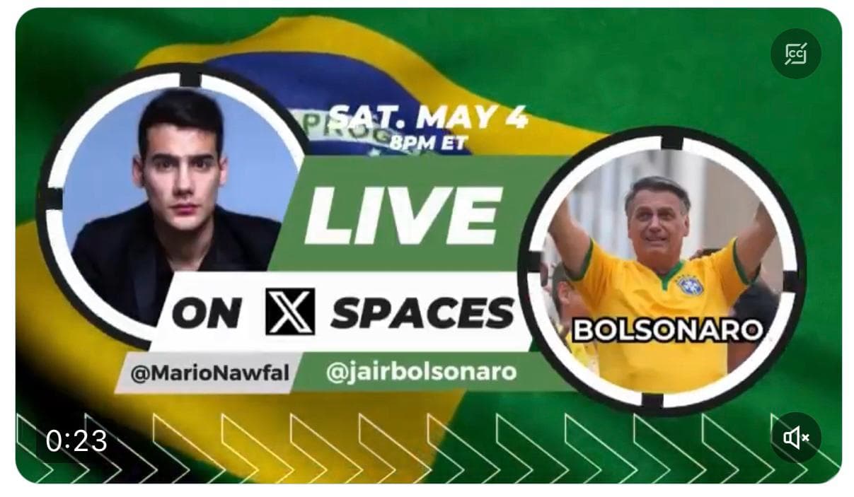 “No Brasil somente com VPN”; entrevista ao vivo com Bolsonaro no Space X só funciona com rede privada virtual