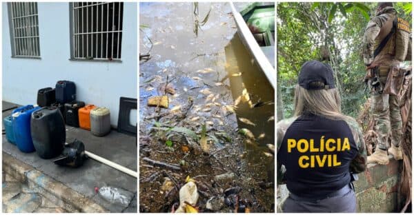 Trio é preso e empresas são multadas suspeitas de poluição do Lago do Aleixo em Manaus