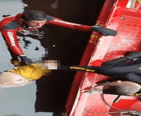 IMAGENS FORTES: Corpo é encontrado ‘boiando’ às margens do rio Negro, em Manaus