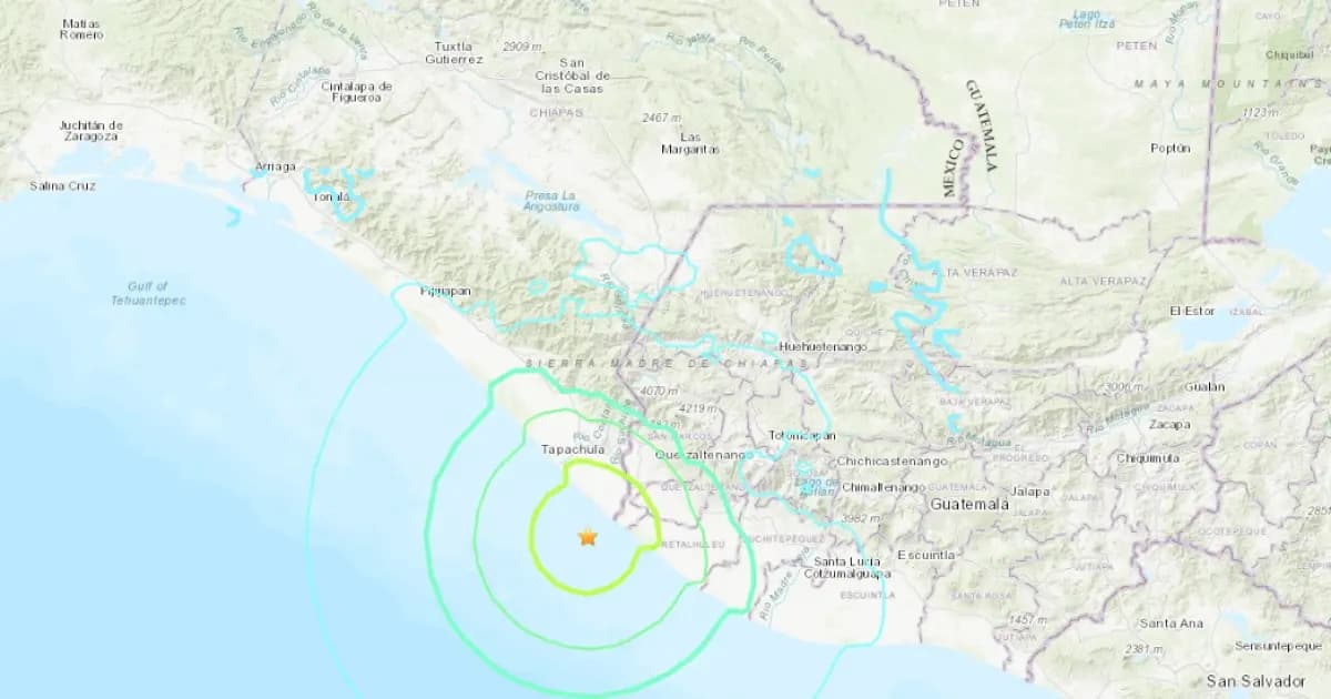 Terremoto de 6,4 atinge a fronteira entre México e Guatemala, neste domingo (12/5)