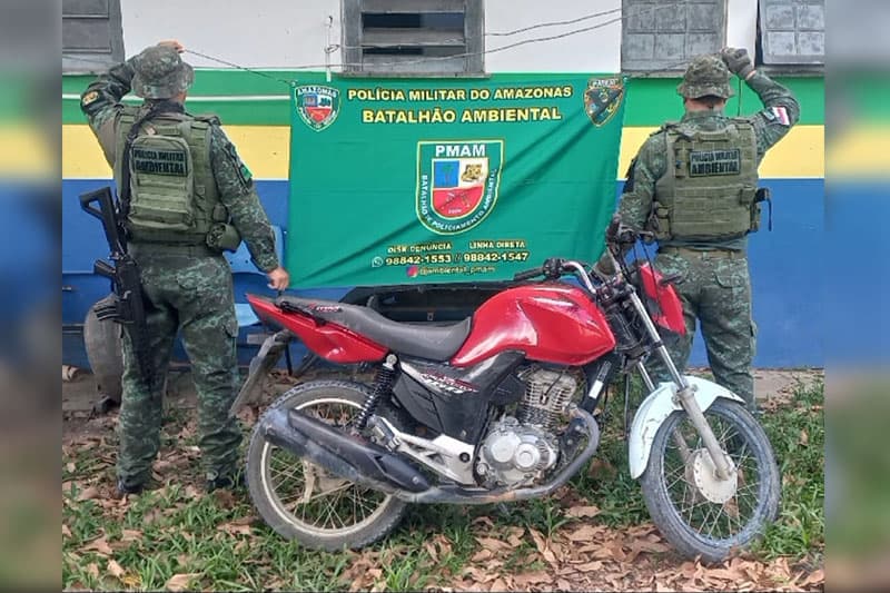 AM: 11 pessoas são presas e motocicleta roubada é apreendida