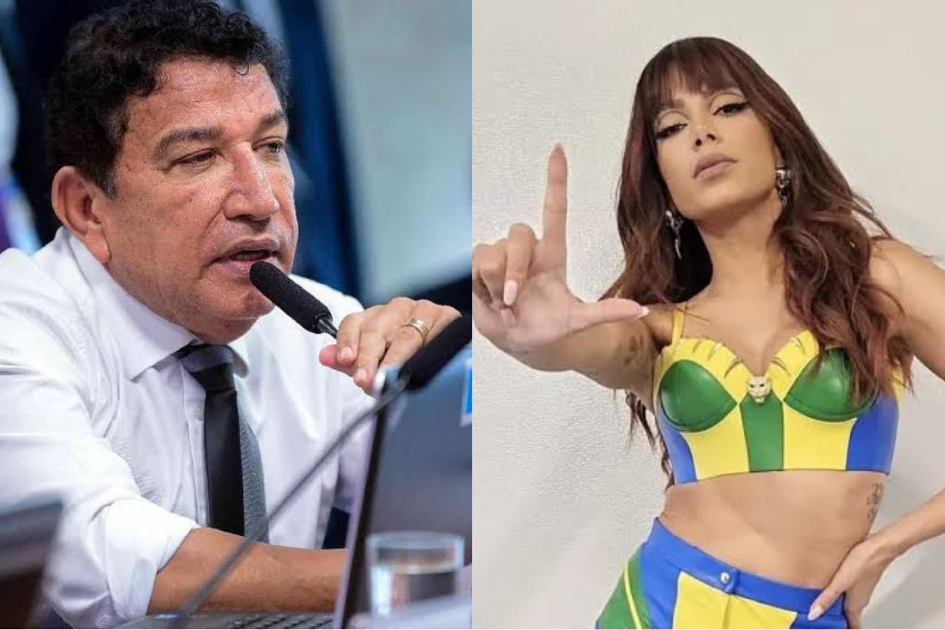 Magno Malta critica Pacheco por convidar Anitta ao Senado: “Você tá doido?”