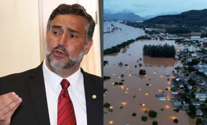 “Essa é uma pergunta que tem que ser feita para os prefeitos e ao governador”, diz Pimenta sobre o tempo de reconstrução do RS