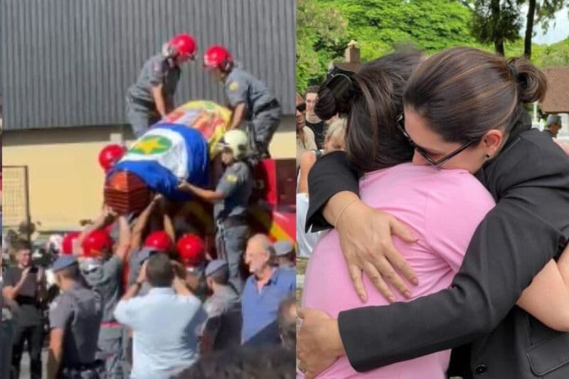 VÍDEO: Amália Barros é sepultada em Mogi Mirim (SP) na presença da ex-primeira-dama