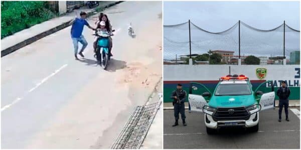 Homem que usou terçado para render mulher e criança é preso no AM