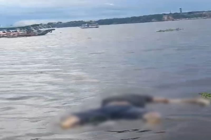Corpo é encontrado à deriva no rio Solimões, no Amazonas