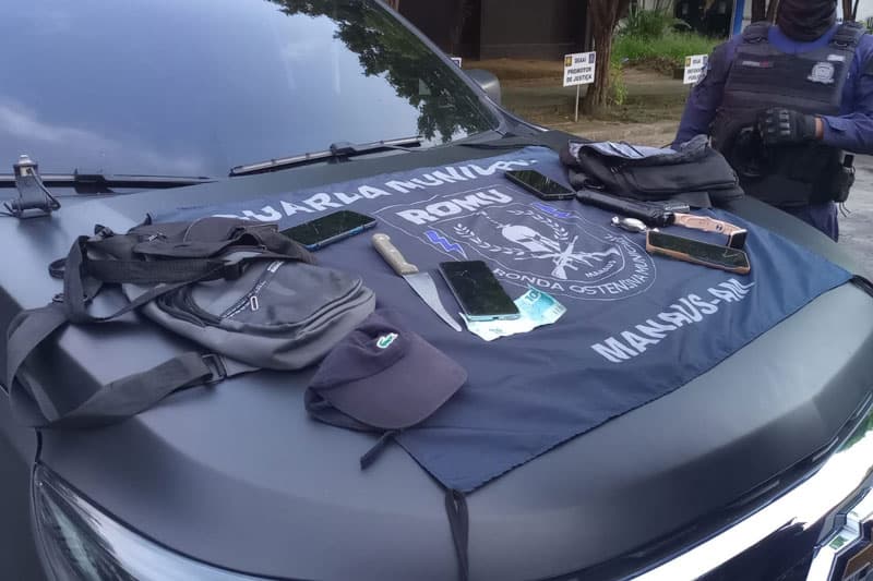 ROMU detém grupo suspeito de assaltos a ônibus em Manaus