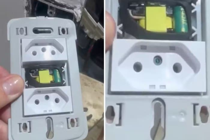 Casal hospedado em motel de Goiânia encontra câmera escondida dentro de tomada