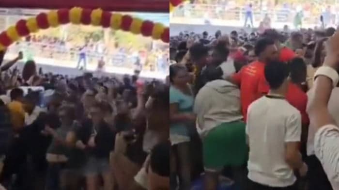 VÍDEO: Panela de pressão a R$ 10 provoca tumulto em inauguração de loja, no RJ