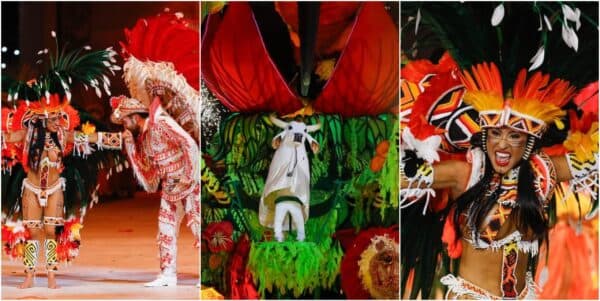 Boi Garantido encerra primeira noite do 57º Festival de Parintins revelando “Segredos do Coração”