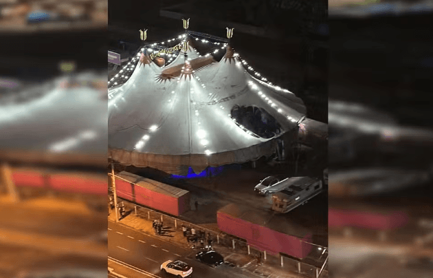 VÍDEO: Circo pega fogo durante espetáculo, no interior de SP