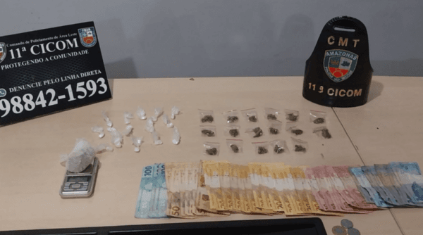 Homem é preso vendendo drogas na laje de casa em Manaus
