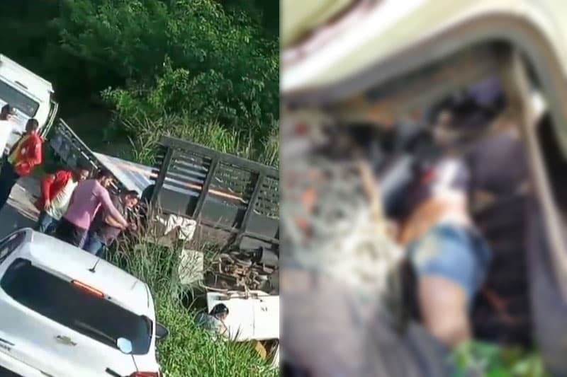 Motorista morre após ser esmagado por cabine de caminhão, no Distrito Industrial 2, em Manaus