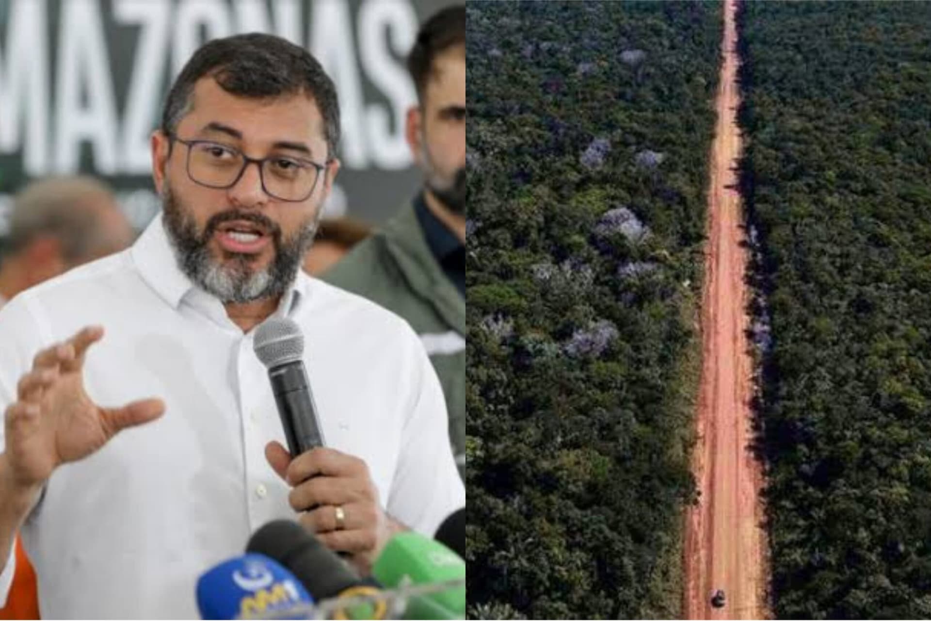 BR-319: Relatório que aponta viabilidade para repavimentação deve ser entregue nesta terça (11/6), diz Wilson Lima