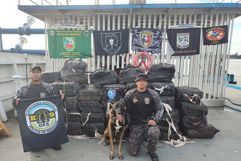 Mais de 21 toneladas de drogas e 780 armas de fogo são apreendidas em quase 6 meses no AM