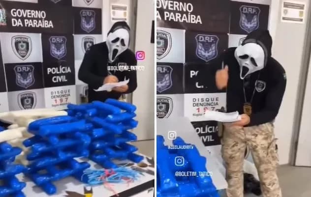 Na Paraíba, policial reproduz meme ‘amostradinho’ e é afastado