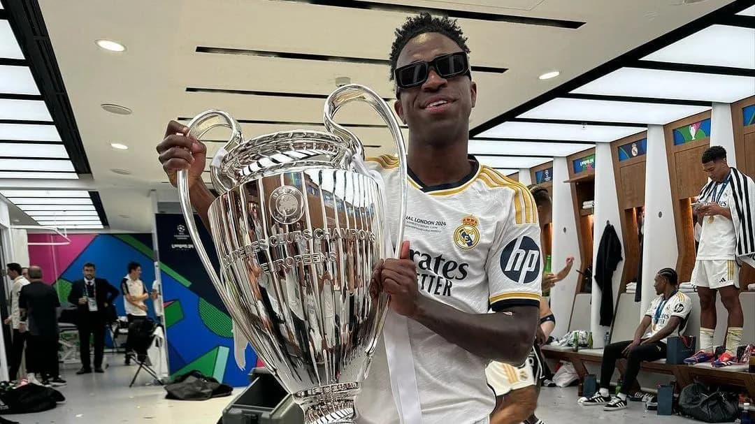 Vinicius Jr. é eleito melhor jogador da Champions League