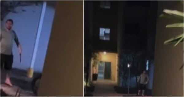 Vídeos: Após destruir moto e ameaçar motoboy com terçado, morador leva surra de motociclistas em Manaus