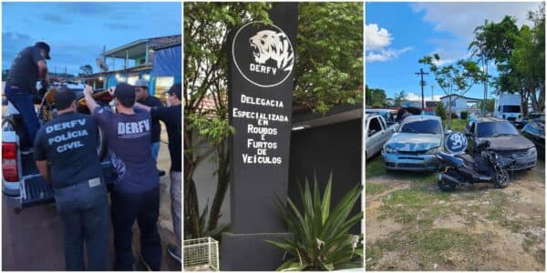 Polícia recupera 101 carros roubados e prende 64 pessoas no primeiro semestre deste ano no Amazonas