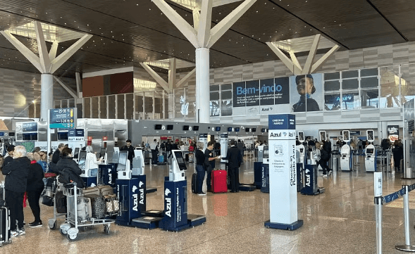 Apagão cibernético provoca atraso de voos no Aeroporto de Viracopos, em São Paulo
