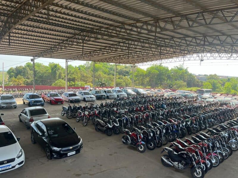 Leilão do Detran-AM: visitação de veículos começa nesta quarta