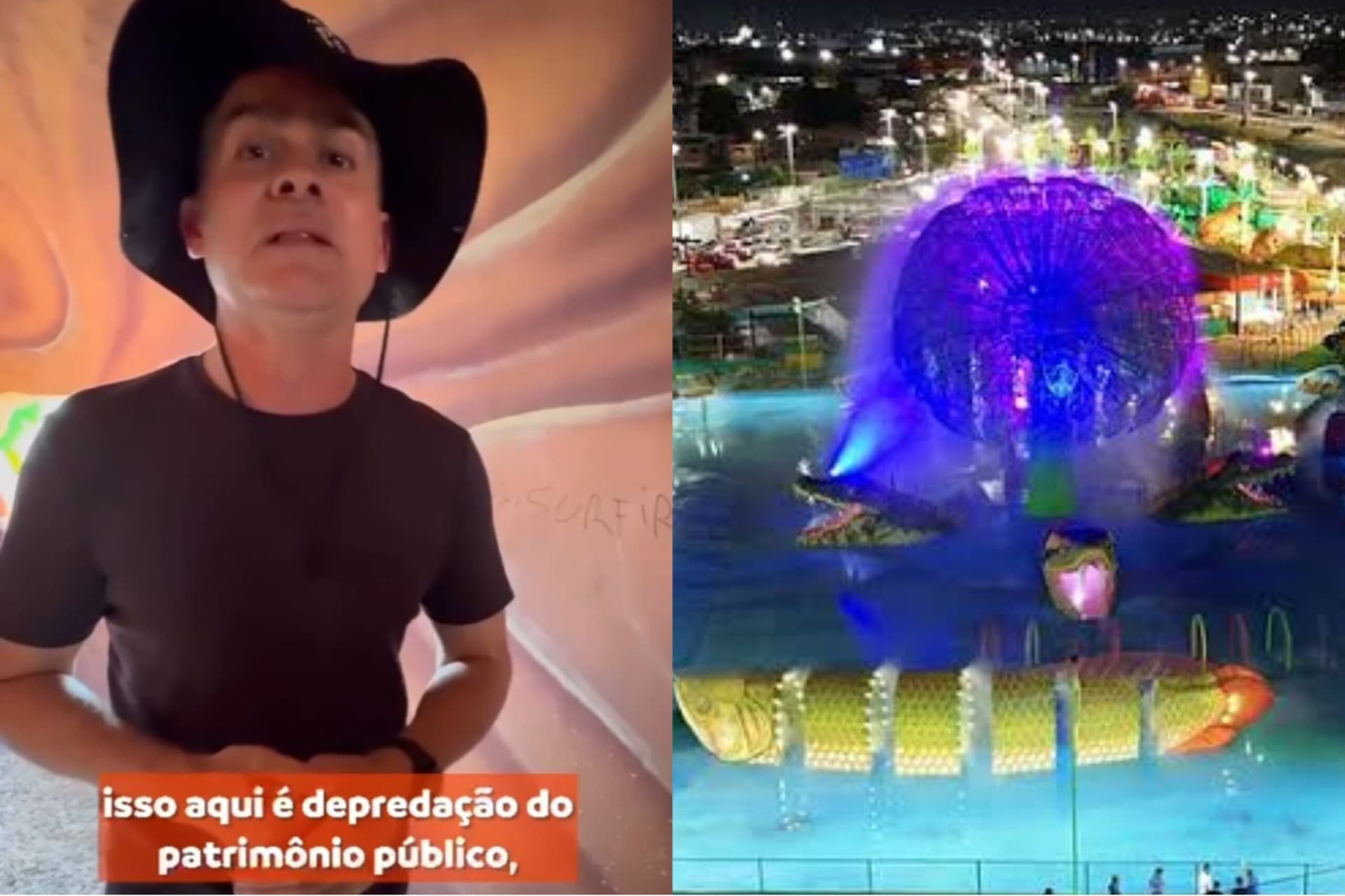 David Almeida oferece mil reais para quem denunciar vândalos que picharam parque