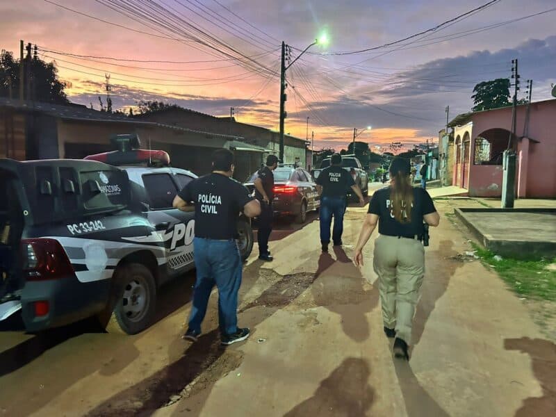 AM: cinco homens são presos por homicídio e descumprimento de medida protetiva