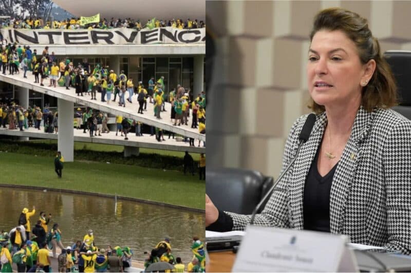 Senadora investigada pelo 8 de Janeiro propõe projeto para anistiar envolvidos