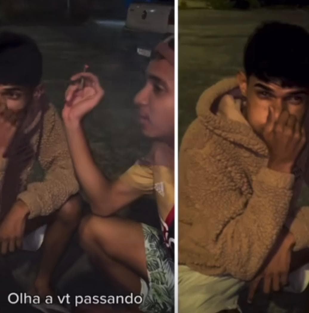VÍDEO: Influenciadores que gravaram vídeo fumando maconha em frente à delegacia em Manaus se desculpam