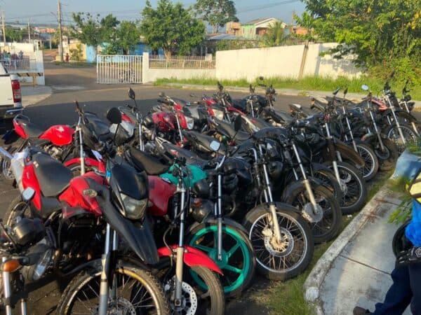 Polícia recupera 24 motocicletas com sinais de adulteração em Manacapuru