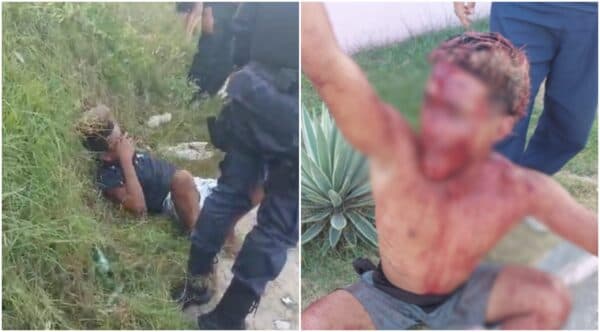 VÍDEOS: Criminosos são espancados após assalto a ônibus na Av. Camapuã, em Manaus