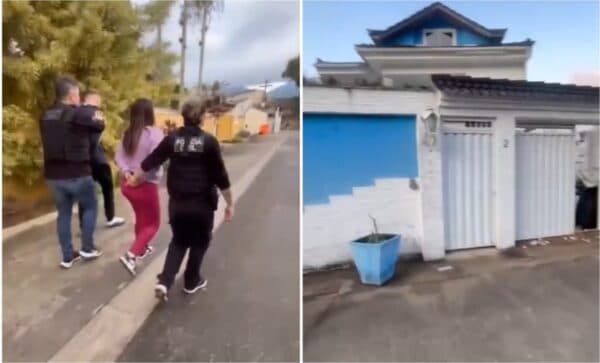 VÍDEO: Suspeita de liderar grupo criminoso em condomínio de Porto Alegre, é presa com o genro no RJ