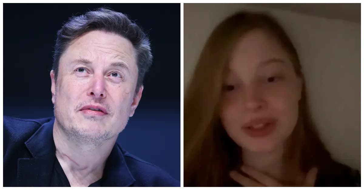 Filha trans de Elon Musk rebate comentários do pai e diz que “ele estava 10% do tempo”