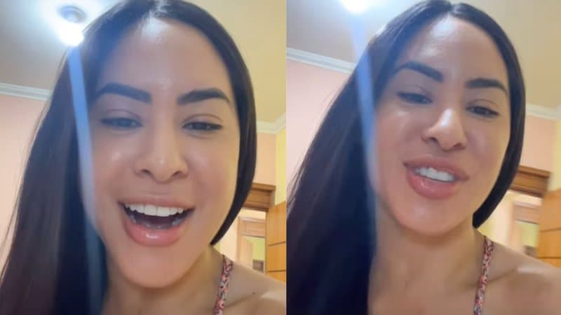 Isabelle Nogueira mostra hematomas depois do Festival de Parintins