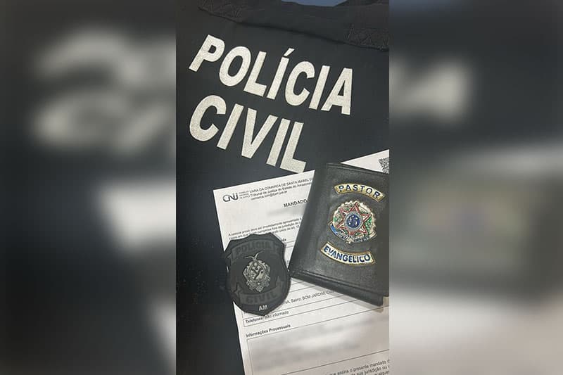 Pastor é preso por abusar sexualmente de enteada em Benjamin Constant