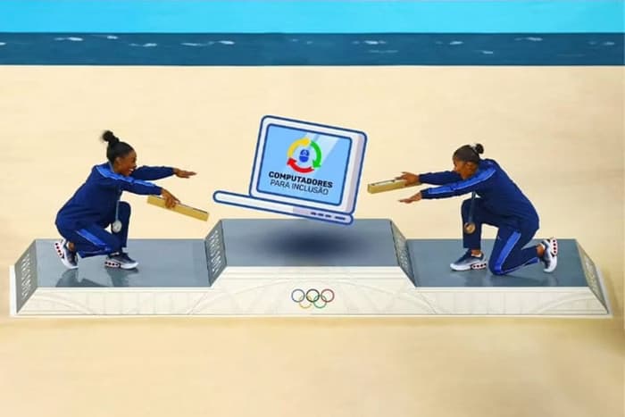 Post do Ministério das Comunicações que “apagou” Rebeca Andrade do pódio causa polêmica